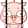小猪hank表情包10